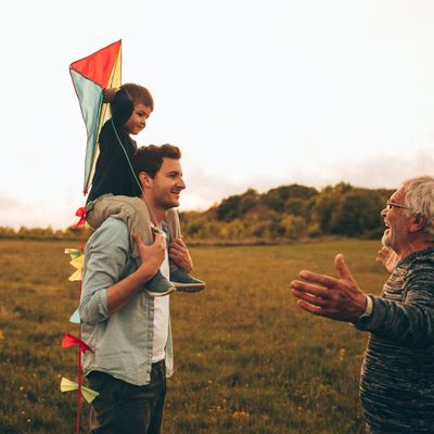 le cerf-volant de papy